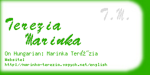 terezia marinka business card